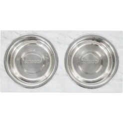Frisco Marble Print Stainless Steel Double Elevated Dog Bowl 9 Frisco Marble Print Stainless Steel Double Elevated Dog Bowl -PetSafe Shop Sale 216017 PT3. AC SS1800 V1591020397