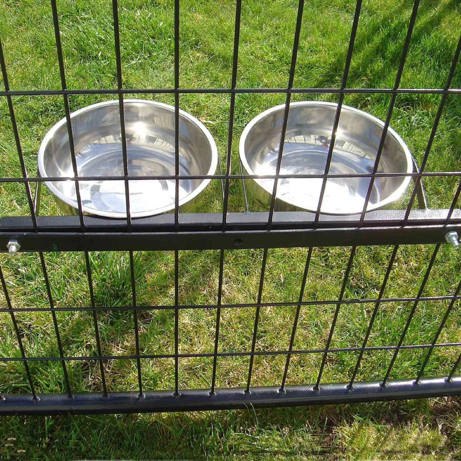 Lucky Dog Double Bowl Dog Kennel System 2 Lucky Dog Double Bowl Dog Kennel System - Image 2