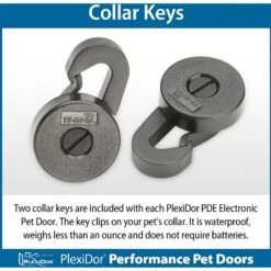 PlexiDor Performance Pet Doors Electronic Door Mounted Dog & Cat Door, Large -PetSafe Shop Sale 218335 PT4. AC SS1800 V1597086432