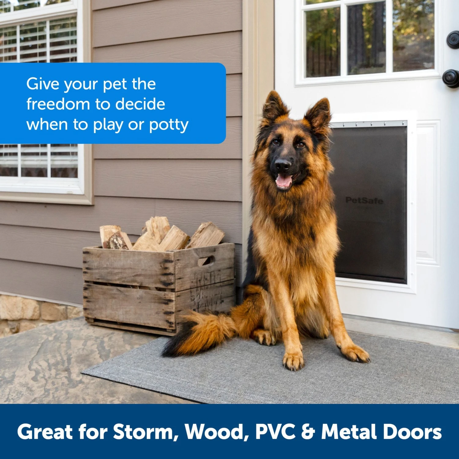 PetSafe Aluminum Extreme Weather Dog & Cat Door 5 PetSafe Aluminum Extreme Weather Dog & Cat Door - Image 5