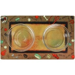 Drymate Bow Wow Border Dog Bowl Place Mat -PetSafe Shop Sale 222049 PT2. AC SS1800 V1650996382