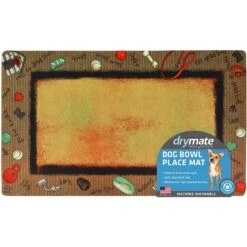 Drymate Bow Wow Border Dog Bowl Place Mat -PetSafe Shop Sale 222049 PT5. AC SS1800 V1650986787