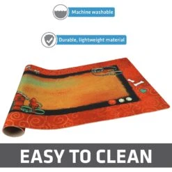 Drymate Red Border Red Dog House Dog Bowl Place Mat -PetSafe Shop Sale 222059 PT4. AC SS1800 V1651204899