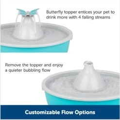 PetSafe Drinkwell Butterfly Dog & Cat Drinking Fountain, 50-oz -PetSafe Shop Sale 222223 PT3. AC SS1800 V1676398825