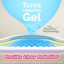 Hartz Disposable Male Dog Wraps With FlashDry Gel Technology -PetSafe Shop Sale 222809 PT6. AC SS1800 V1649938023