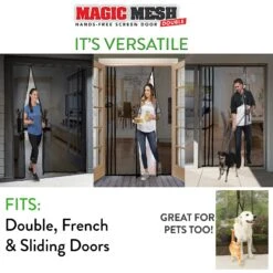 Magic Mesh Hands-Free Screen Double Dog & Cat Door -PetSafe Shop Sale 223418 PT4. AC SS1800 V1583523553