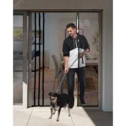 Magic Mesh Hands-Free Screen Double Dog & Cat Door -PetSafe Shop Sale 223418 PT5. AC SS1800 V1628223369