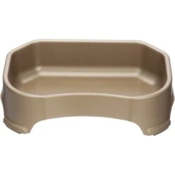 Neater Pets Big Bowl Non-Skid Polypropylene Pet Bowl, Champagne