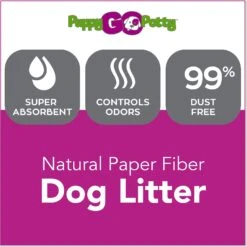 Puppy Go Potty Natural Paper Fiber Dog Litter -PetSafe Shop Sale 227546 PT2. AC SS1800 V1597158668