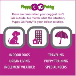 Puppy Go Potty Natural Paper Fiber Dog Litter -PetSafe Shop Sale 227546 PT3. AC SS1800 V1597158661