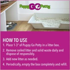Puppy Go Potty Natural Paper Fiber Dog Litter -PetSafe Shop Sale 227546 PT8. AC SS1800 V1597158660
