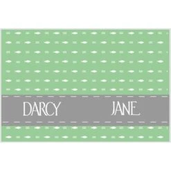 904 Custom Fish Personalized Dog & Cat Placemat