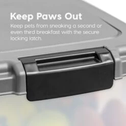 IRIS USA 3-Piece WeatherPro Airtight Stackable Dog, Cat & Bird Food Storage Container Combo With Scoop & Treat Box -PetSafe Shop Sale 231627 PT5. AC SS1800 V1586959432