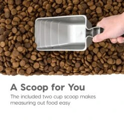 IRIS USA 3-Piece WeatherPro Airtight Stackable Dog, Cat & Bird Food Storage Container Combo With Scoop & Treat Box -PetSafe Shop Sale 231627 PT6. AC SS1800 V1586959448