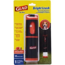 Glad Bright Leash Dog Waste Bag Dispenser
