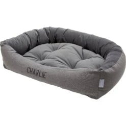 Frisco Rectangular Personalized Bolster Dog Bed W/Removable Cover -PetSafe Shop Sale 234946 PT2. AC SS1800 V1600211767