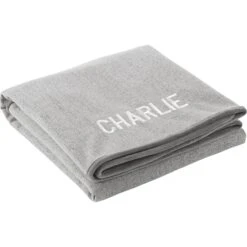 Frisco Faux Linen Personalized Dog & Cat Blanket -PetSafe Shop Sale 234954 PT2. AC SS1800 V1597843555
