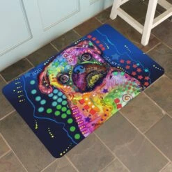 Bungalow Flooring Pug By Dean Russo Place Dog Mat, 36 X 23-in -PetSafe Shop Sale 235689 PT2. AC SS1800 V1615338725