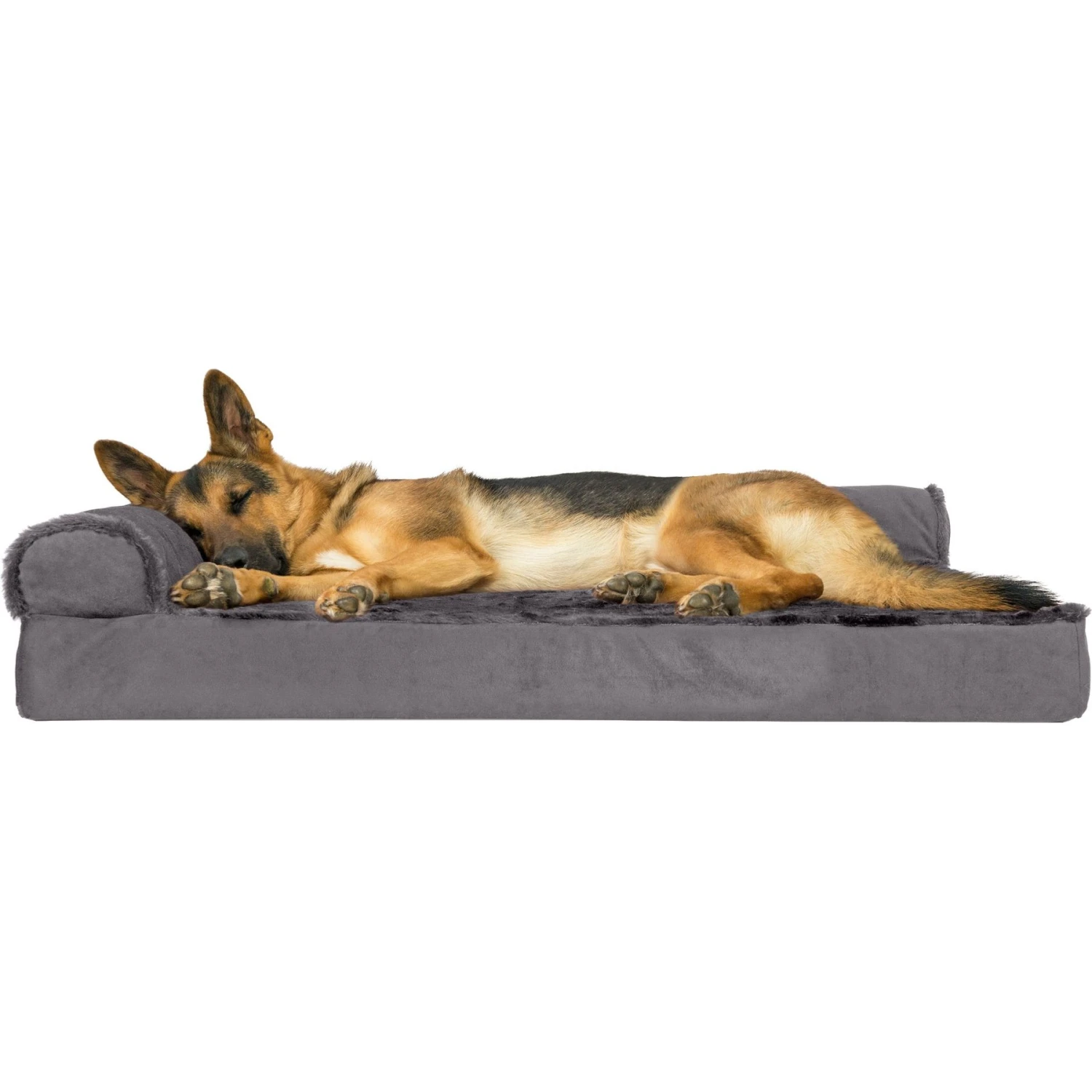 FurHaven Plush Deluxe Chaise Orthopedic Cat & Dog Bed With Removable Cover 4 FurHaven Plush Deluxe Chaise Orthopedic Cat & Dog Bed With Removable Cover - Image 4