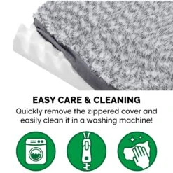 FurHaven Faux Fur & Suede Deluxe Orthopedic Dog & Cat Mattress -PetSafe Shop Sale 244344 PT7. AC SS1800 V1602330369