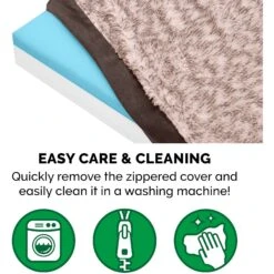 FurHaven Faux Fur & Suede Deluxe Cooling Gel Dog & Cat Mattress -PetSafe Shop Sale 244356 PT7. AC SS1800 V1602825682