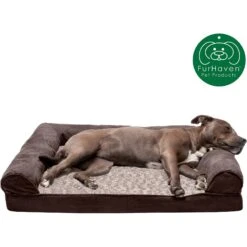 FurHaven Faux Fur & Suede Orthopedic Sofa Dog & Cat Bed -PetSafe Shop Sale 244385 PT3. AC SS1800 V1611070491
