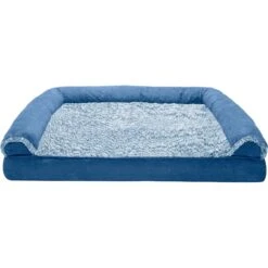 FurHaven Faux Fur & Suede Cooling Gel Sofa Dog & Cat Bed -PetSafe Shop Sale 244475 PT2. AC SS1800 V1606818429