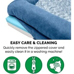 FurHaven Faux Fur & Suede Cooling Gel Sofa Dog & Cat Bed -PetSafe Shop Sale 244475 PT7. AC SS1800 V1606780623