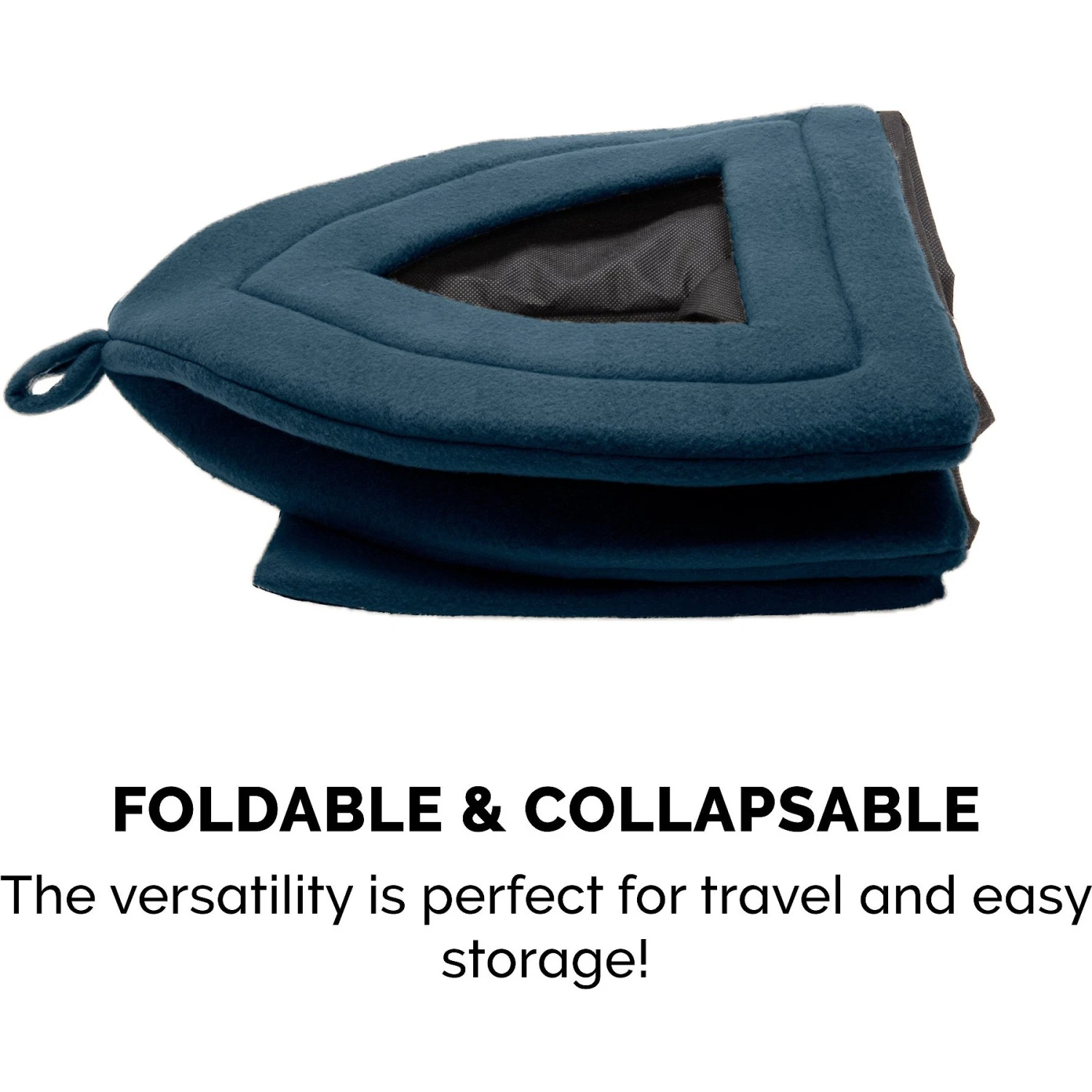 FurHaven Calming Fleece Covered Dog & Cat Bed 5 FurHaven Calming Fleece Covered Dog & Cat Bed - Image 5