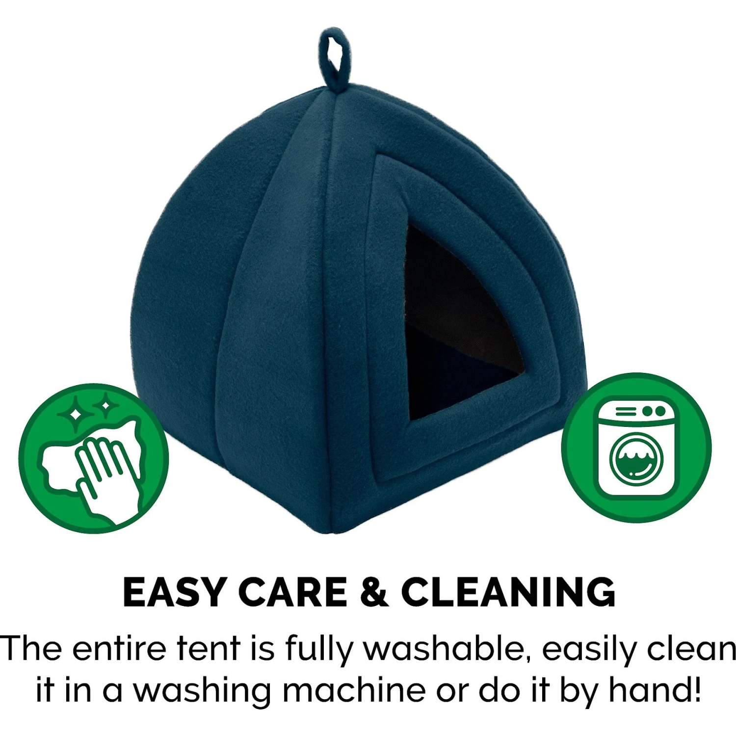 FurHaven Calming Fleece Covered Dog & Cat Bed 7 FurHaven Calming Fleece Covered Dog & Cat Bed - Image 7