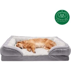 FurHaven Velvet Waves Perfect Comfort Cooling Gel Bolster Cat & Dog Bed With Removable Cover -PetSafe Shop Sale 244658 PT3. AC SS1800 V1602815779