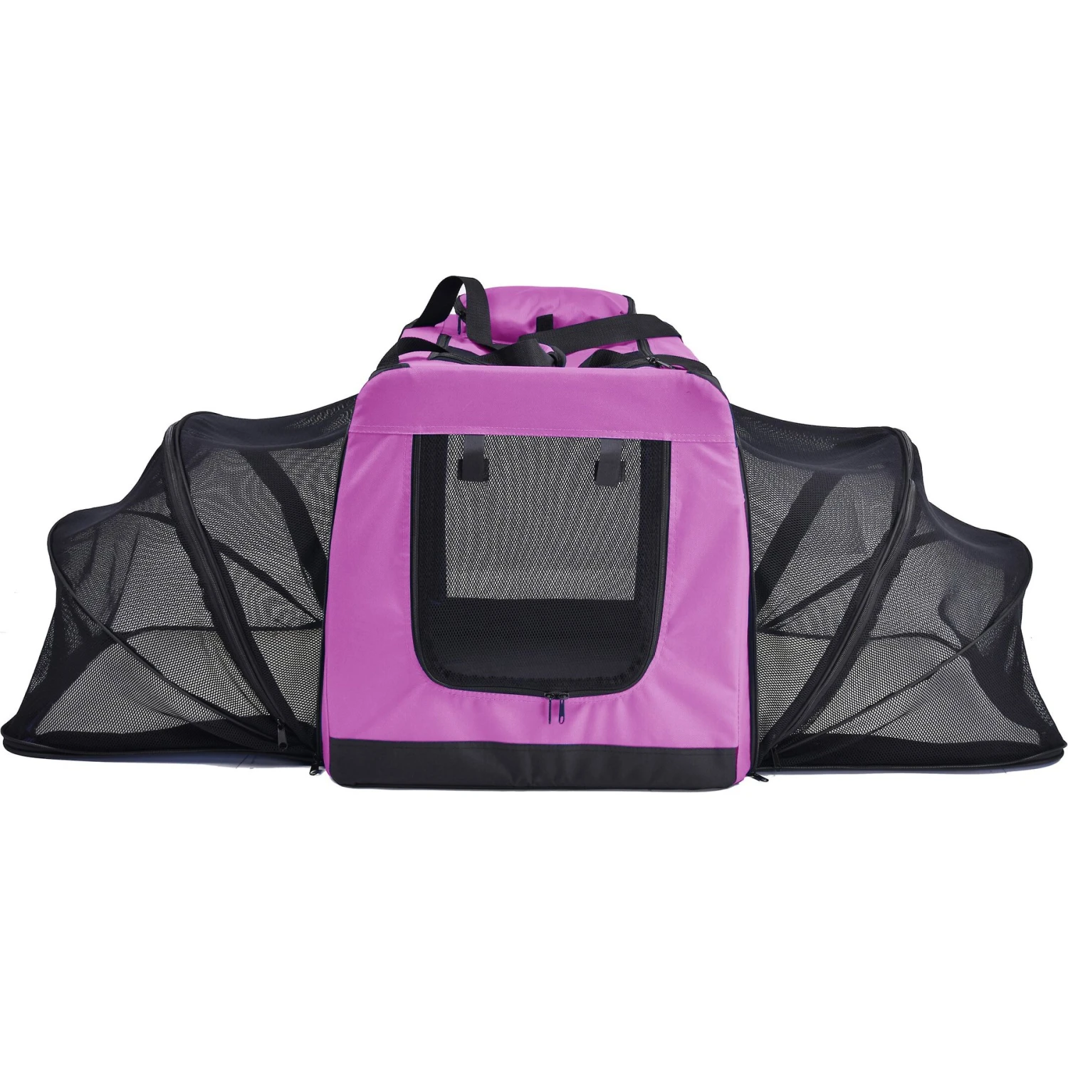 Pet Life Hounda Accordion Metal Framed Dual-Sided Collapsible Dog Crate 2 Pet Life Hounda Accordion Metal Framed Dual-Sided Collapsible Dog Crate - Image 2