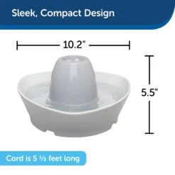 PetSafe Creekside Quiet Dog & Cat Fountain, 60-oz -PetSafe Shop Sale 247077 PT4. AC SS1800 V1596725777