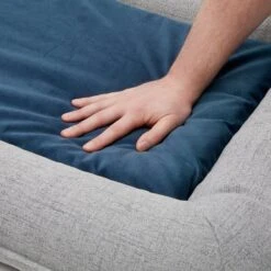 Frisco Orthopedic Personalized Bolster Dog Bed W/Removable Cover, Harbour Blue, Large -PetSafe Shop Sale 252617 PT6. AC SS1800 V1604529734