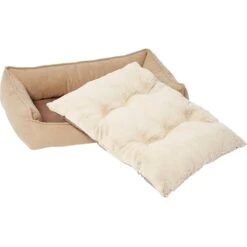 Frisco Faux Felt Flange Edge Bolster Cat & Dog Bed -PetSafe Shop Sale 255166 PT2. AC SS1800 V1616011910