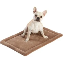 Frisco Heavy Duty Fold & Carry Double Door Collapsible Wire Dog Crate & Frisco Micro Terry Dog Crate Mat -PetSafe Shop Sale 255531 PT4. AC SS1800 V1604149291