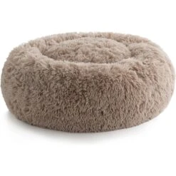 Brindle Donut Cuddler Dog & Cat Bed, Tan -PetSafe Shop Sale 256160 PT2. AC SS1800 V1602092795