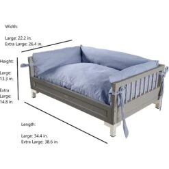New Age Pet ECOFLEX Manhattan Raised Dog & Cat Bed With Cushion -PetSafe Shop Sale 258197 PT3. AC SS1800 V1605225201