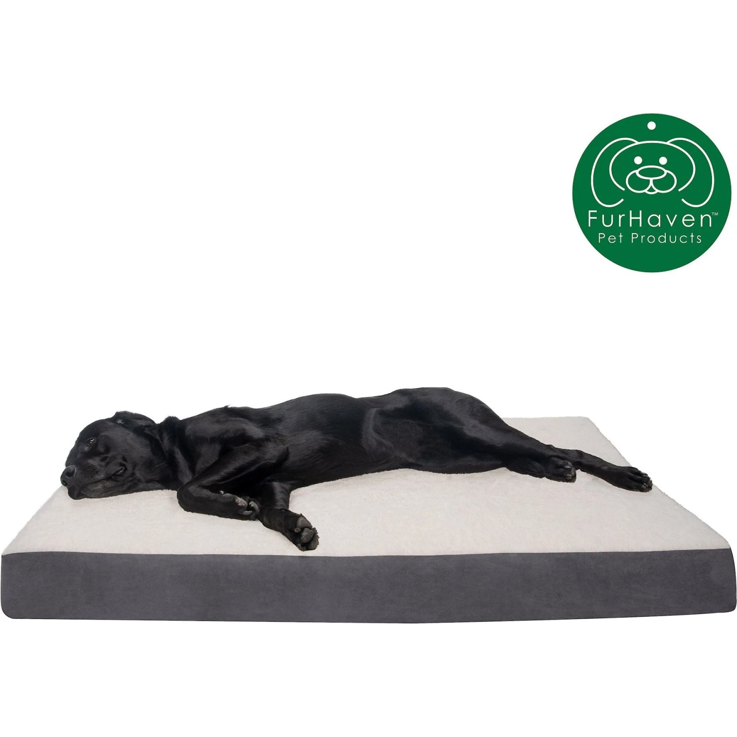 FurHaven Faux Sheepskin & Suede Cooling Gel Cat & Dog Bed With Removable Cover 4 FurHaven Faux Sheepskin & Suede Cooling Gel Cat & Dog Bed With Removable Cover - Image 4