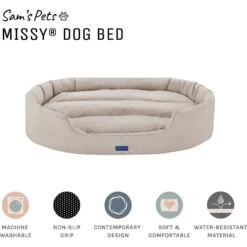 Sam's Pets Missy Round Dog Bed -PetSafe Shop Sale 261832 PT2. AC SS1800 V1635095243