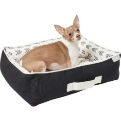 Frisco Indoor/Outdoor Modern Cuddler Bolster Cat & Dog Bed -PetSafe Shop Sale 262146 PT2. AC SS1800 V1619536116