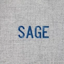 Frisco Faux Linen Corner Personalized Bolster Dog Bed W/Removable Cover, Harbour Blue, L -PetSafe Shop Sale 262160 PT4. AC SS1800 V1615569997