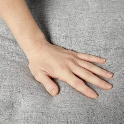 Frisco Faux Linen Corner Personalized Bolster Dog Bed W/Removable Cover, Harbour Blue, XL -PetSafe Shop Sale 262161 PT6. AC SS1800 V1615570057