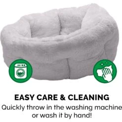 FurHaven Luxury Faux Fur Self-Warming Hi-Lo Donut Cat & Dog Bed -PetSafe Shop Sale 262932 PT6. AC SS1800 V1606825338