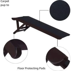 Unipaws Foldable Wooden Cat & Dog Ramp -PetSafe Shop Sale 263523 PT5. AC SS1800 V1646421120