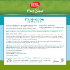 Simple Solution Plant-Based Stain & Odor Remover, 32-oz Bottle -PetSafe Shop Sale 263814 PT5. AC SS1800 V1607739445
