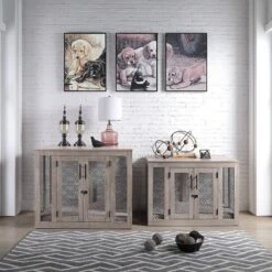 Unipaws Furniture Style Dog Crate, Weathered Gray -PetSafe Shop Sale 264632 PT3. AC SS1800 V1638229926