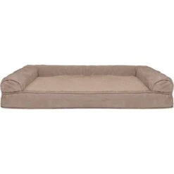 FurHaven Plush & Suede Cooling Gel Bolster Dog Bed With Removable Cover -PetSafe Shop Sale 266006 PT2. AC SS1800 V1619661741