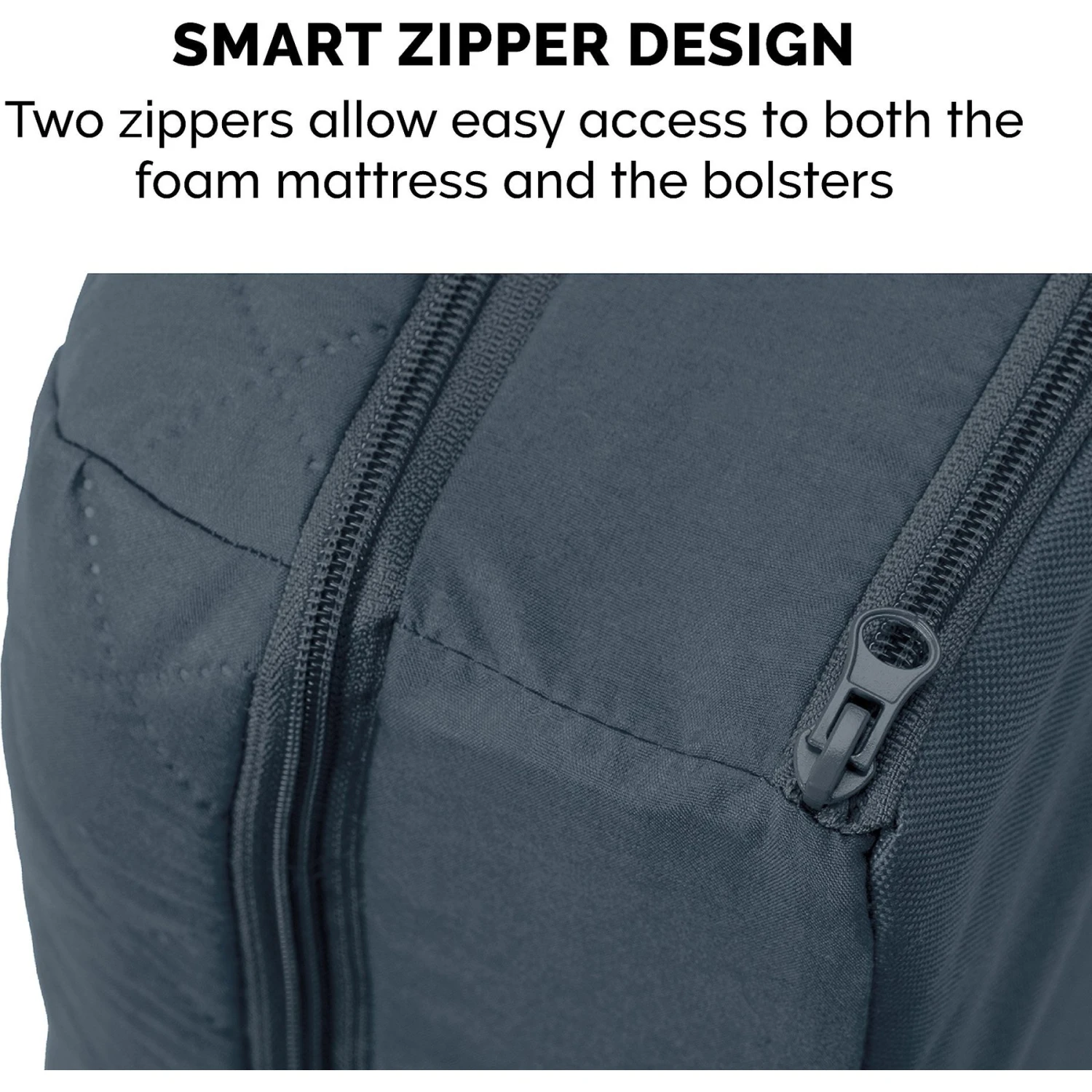 FurHaven Quilted Bolster Cat & Dog Bed With Removable Cover 6 FurHaven Quilted Bolster Cat & Dog Bed With Removable Cover - Image 6