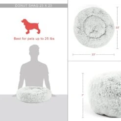 Best Friends By Sheri The Original Calming Donut Dog Bed & Throw Dog Blanket -PetSafe Shop Sale 266248 PT4. AC SS1800 V1610490153